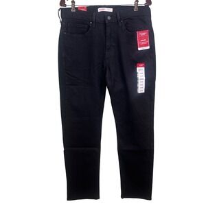 Levi Strauss Black Signature Ultimate Flex‎ Straight Leg Denim Jeans 32x32